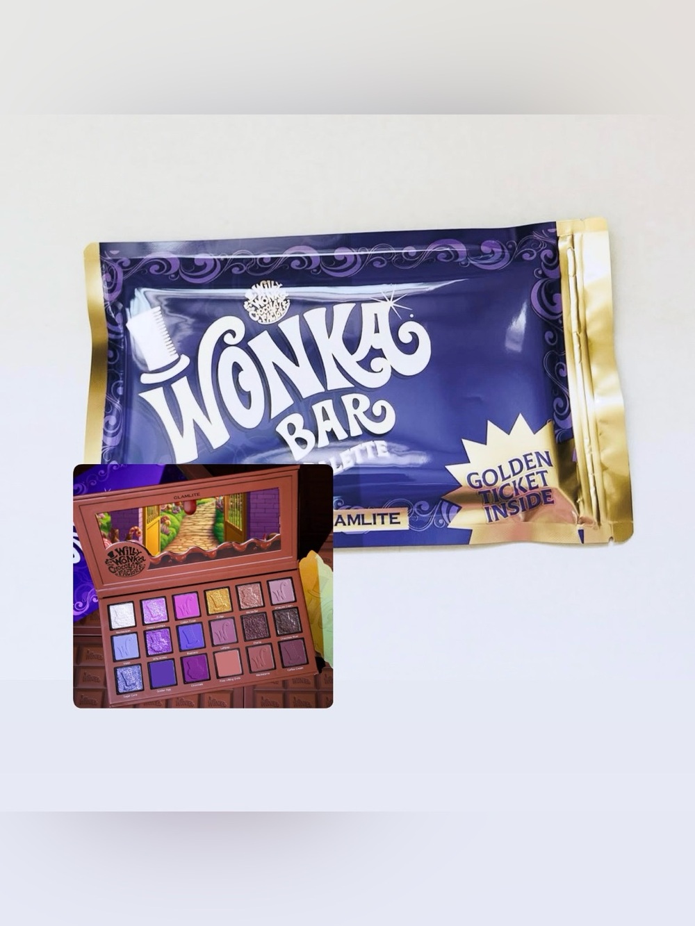 Wonka X Glamlite Wonka Bar Palette